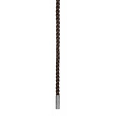 Ole Lynggaard Twisted Mokuba string brown Silver 130cm