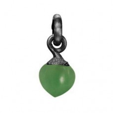 Ole Lynggaard Dew Drops Charm Serpentin/Ox.Silver