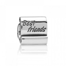 PANDORA Charm Forever together/Best friends Silver