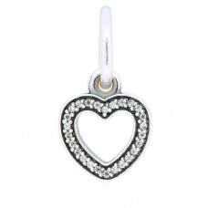 PANDORA Charm Hjärta med cz
