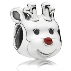 PANDORA Charm Rudolf Silver