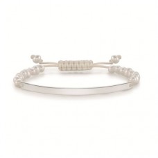 Thomas Sabo Nylon black "pearl" Silver 14,5-21cm